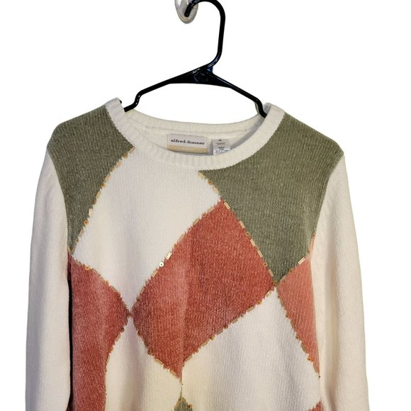 Alfred Dunner Womans Size 1X Sweater Beads Embellished Soft - Picture 2 of 6